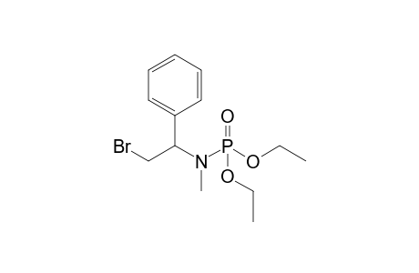 O,O-Diethyl N-Methyl-N-(2-bromo-1-phenylethyl)phosphoramidate