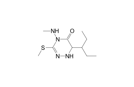 4-(methylamino)-3-(methylthio)-6-pentan-3-yl-1,6-dihydro-1,2,4-triazin-5-one