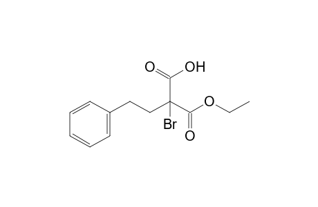 bromophenethylmalonic acid, monoethyl ester