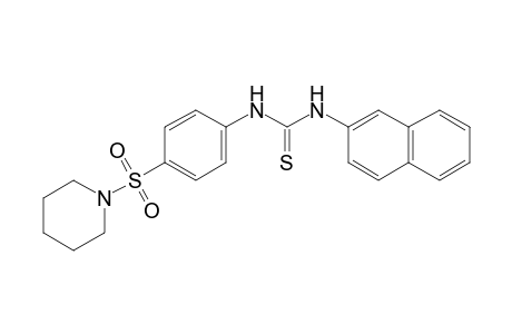 1-(2-naphthyl)-3-[p-(piperidinosulfonyl)phenyl]-2-thiourea