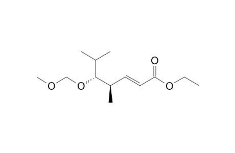 (E,4R,5R)-5-(methoxymethoxy)-4,6-dimethyl-2-heptenoic acid ethyl ester
