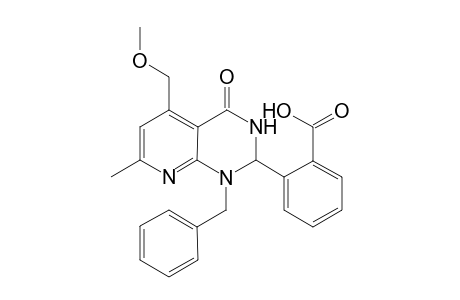 2-(1-Benzyl-4-oxo-5-methoxymethyl-7-methyl-1,2,3,4-tetrahydropyrido[2,3-d]pyrimidin-2-yl)benzoic acid