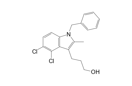 3-(N-Benzyl-4,5-dichloro-2-methyl-1H-indole-3-yl)propanol