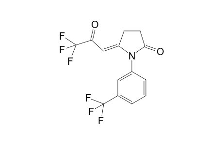5-(3,3,3-trifluoro-2-oxopropylidene)-1-(3-(trifluoromethyl)phenyl)pyrrolidin-2-one