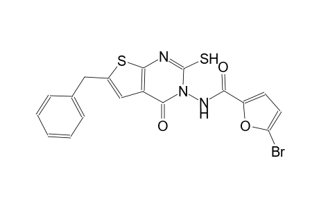 N-(6-benzyl-4-oxo-2-sulfanylthieno[2,3-d]pyrimidin-3(4H)-yl)-5-bromo-2-furamide