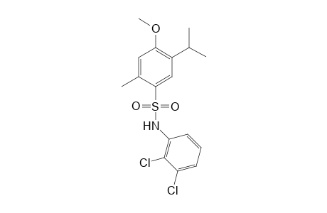 Benzenesulfonamide, N-(2,3-dichlorophenyl)-4-methoxy-2-methyl-5-(1-methylethyl)-