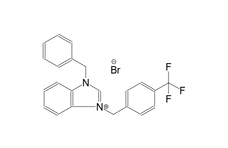 3-benzyl-1-[4-(trifluoromethyl)benzyl]-3H-benzimidazol-1-ium bromide