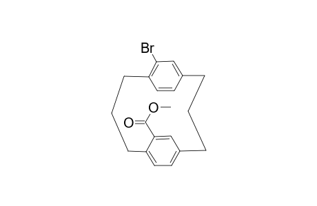 15-Bromo-tricyclo[10.2.2.2*5,8*]octadeca-1(15),5(18),6,8(17),12(16)-hexaene-6-carboxylic acid methyl ester