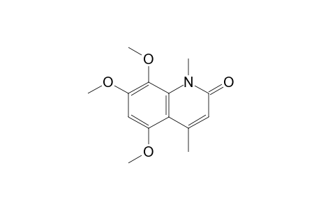 1,4-Dimethyl-5,7,8-trimethoxy-2(1H)-quinolinone