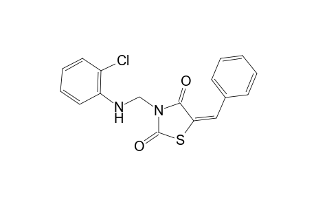 (5E)-5-Benzylidene-3-[(2-chloroanilino)methyl]-1,3-thiazolidine-2,4-dione