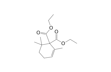 Diethyl 2,6,6-trimethyl-2-cyclohexene-1,1-dicarboxylate