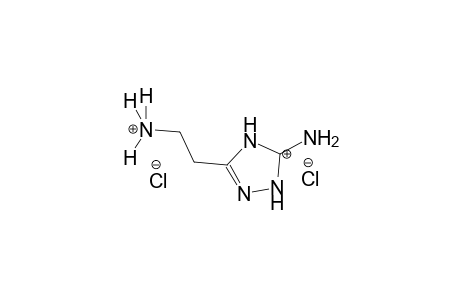 5-amino-3-(2-ammonioethyl)-4H-1,2,4-triazol-1-ium chloride