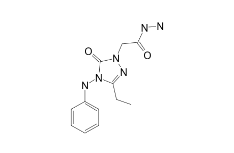 3-ETHYL-5-OXO-4-PHENYLAMINO-4,5-DIHYDRO-[1,2,4]-TRIAZOL-1-YL-ACETIC-ACID-HYDRAZIDE