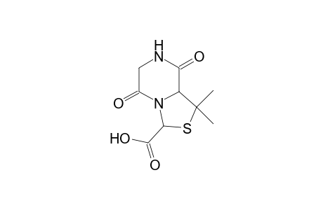 1,1-Dimethyl-5,8-bis(oxidanylidene)-3,6,7,8a-tetrahydro-[1,3]thiazolo[3,4-a]pyrazine-3-carboxylic acid