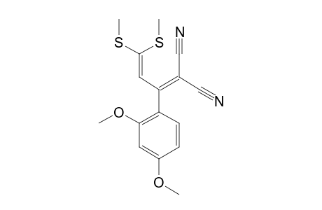 1,1-DICYANO-2-(2,4-DIMETHOXYPHENYL)-4,4-BIS-(METHYLTHIO)-1,3-BUTADIEN