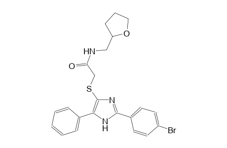 acetamide, 2-[[2-(4-bromophenyl)-5-phenyl-1H-imidazol-4-yl]thio]-N-[(tetrahydro-2-furanyl)methyl]-