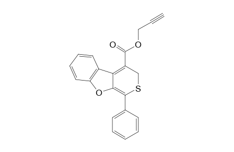 Propynyl 8-phenyl-6H-benzofuro[2,3-c]]thiopyran-5-carboxylate