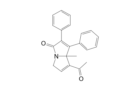 1-Aza-3,4-diphenyl-5-methyl-6-(1'-oxoethyl)bicyclo[3.3.o]oct-6-en-2-one