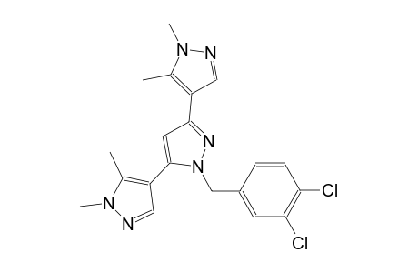 1'-(3,4-dichlorobenzyl)-1,1'',5,5''-tetramethyl-1H,1'H,1''H-4,3':5',4''-terpyrazole