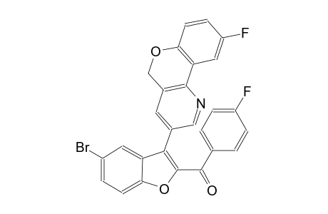 [5-bromo-3-(9-fluoro-5H-chromeno[4,3-b]pyridin-3-yl)-1-benzofuran-2-yl](4-fluorophenyl)methanone