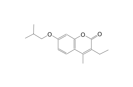 3-ethyl-7-isobutoxy-4-methyl-2H-chromen-2-one