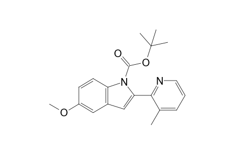 5-Methoxy-2-(3-methyl-2-pyridinyl)-1-indolecarboxylic acid tert-butyl ester