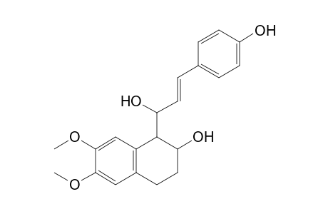 1-[1-Hydroxy-3-(4-hydroxyphenyl)allyl]-6,7-dimethoxy-1,2,3,4-tetrahydronaphthalen-2-ol