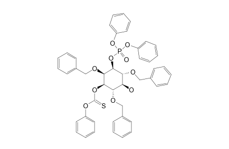2,4,6-TRI-O-BENZYL-D-MYO-INOSITOL-1-DIPHENYLPHOSPHATE-3-O-THIOCARBONIC-ACID-PHENYLESTER