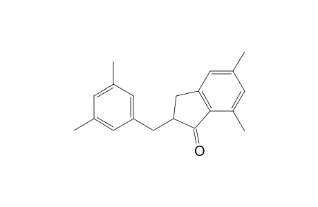 2-(3,5-Dimethylbenzyl)-2,3-dihydro-5,7-dimethyl-1H-inden-1-one
