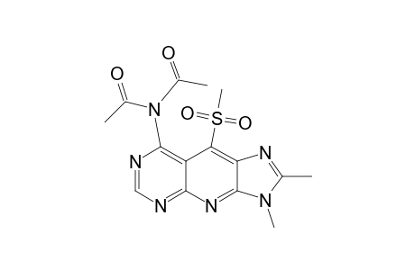 N-Acetyl-N-(2,3-dimethyl-9-methylsulfonyl-3H-1,3,4,5,7-pentazacyclopenta[b]naphthalen-8-yl)acetamide