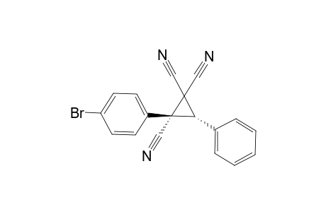 (2R,3R)-2-(4-Bromophenyl)-3-phenylcyclopropane-1,1,2-tricarbonitrile