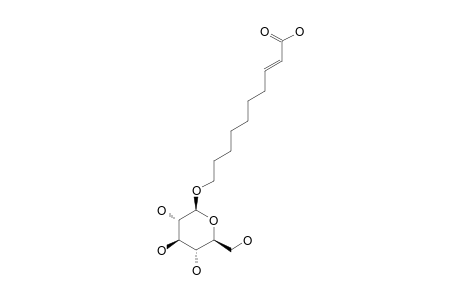 10-HYDROXY-2E-DECENOIC-ACID-10-O-BETA-D-GLUCOPYRANOSIDE