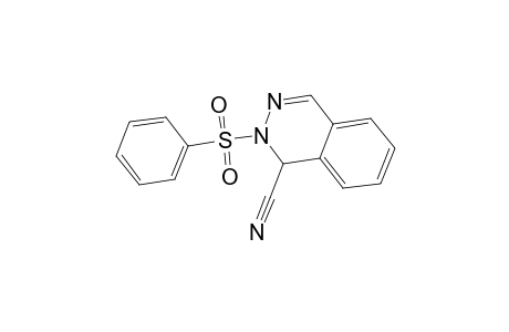 1-Phthalazinecarbonitrile, 1,2-dihydro-2-(phenylsulfonyl)-