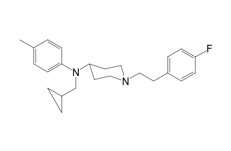 N-Cyclopropylmethyl-1-[2-(4-fluorophenyl)ethyl]-N-4-methylphenylpiperidin-4-amine