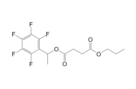 Succinic acid, 1-(pentafluorophenyl)ethyl propyl ester