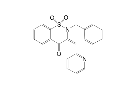 4H-1,2-benzothiazin-4-one, 2,3-dihydro-2-(phenylmethyl)-3-(2-pyridinylmethylene)-, 1,1-dioxide, (3E)-