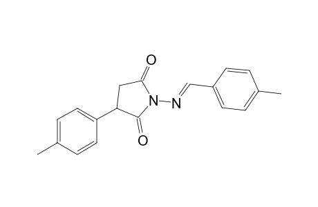 1-(4-Methylbenzylideneamino)-3-(4-methylphenyl)pyrrolidine-2,5-dione