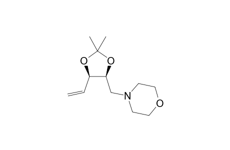 (3R,4S)-5-Morpholino-O-3,4-isopropylidene-1-pentene