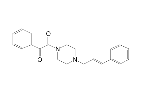 1-(4-Cinnamylpiperazin-1-yl)-2-phenylethane-1,2-dione