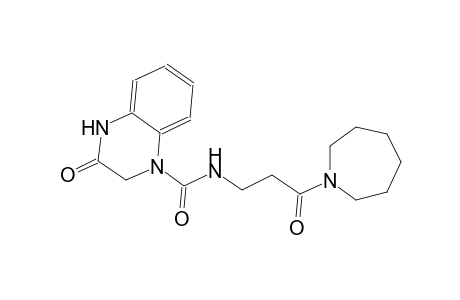 N-(3-hexahydro-1H-azepin-1-yl-3-oxopropyl)-3-oxo-3,4-dihydro-1(2H)-quinoxalinecarboxamide