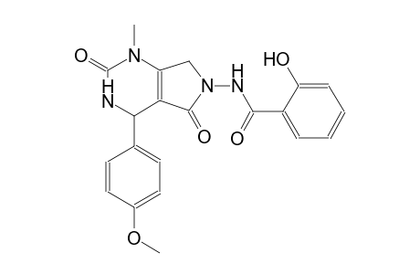 benzamide, N-[1,2,3,4,5,7-hexahydro-4-(4-methoxyphenyl)-1-methyl-2,5-dioxo-6H-pyrrolo[3,4-d]pyrimidin-6-yl]-2-hydroxy-