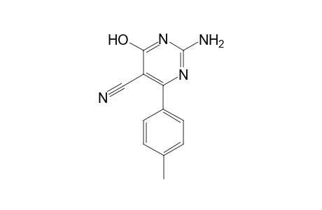 2-Amino-4-hydroxy-6-(4-methyphenyl)pyrimidine-5-carbonitrile