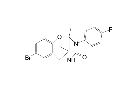4-bromo-10-(4-fluorophenyl)-9,13-dimethyl-8-oxa-10,12-diazatricyclo[7.3.1.0²,⁷]trideca-2,4,6-trien-11-one