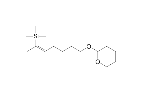 Silane, [1-ethyl-6-[(tetrahydro-2H-pyran-2-yl)oxy]-1-hexenyl]trimethyl-, (Z)-