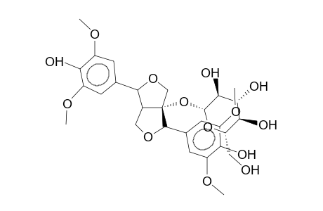 (+)-1-HYDROXYSYRINGARESINOL-1-beta-D-GLUCOSIDE