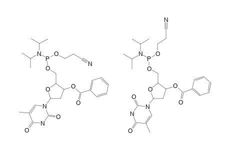 3'-O-BENZOYL-THYMIDINE_5'-[(2-CYANOETHYL)-N,N-DIISOPROPYL]_PHOSPHORAMIDITE;MIXTURE_OF_DIASTEREOMERS