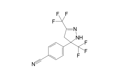 4-(3,5-Bis(trifluoromethyl)-4,5-dihydro-1H-pyrazol-5-yl)benzonitrile