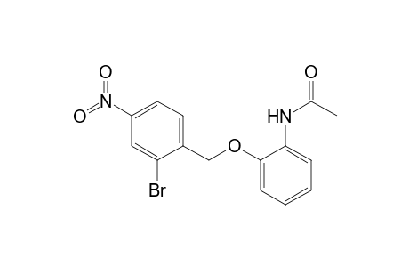 Acetamide, N-[2-[(2-bromo-4-nitrophenyl)methoxy]phenyl]-