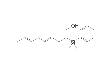 (E,E)-2-(Dimethylphenylsilyl)nona-4,7-dienol