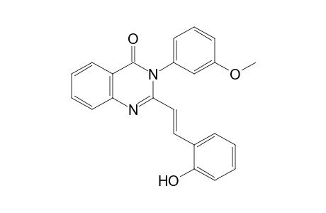 2-[(E)-2-(2-Hydroxyphenyl)ethenyl]-3-(3-methoxyphenyl)-4(3H)-quinazolinone